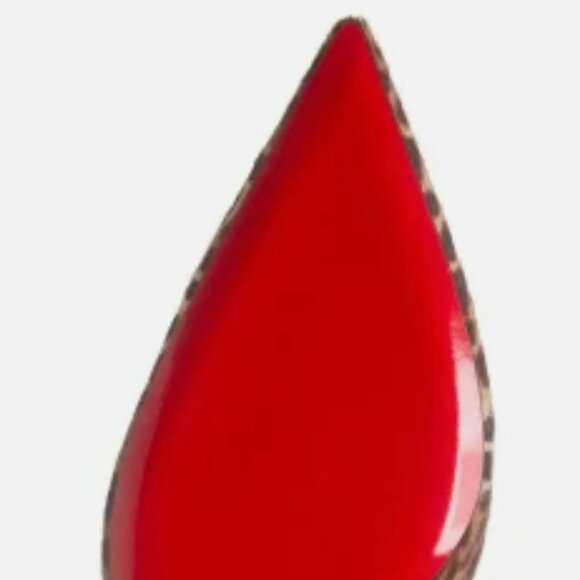 Christian Louboutin So Kate leopard Calf Hair 4.25 High Heel Pump Brown 40.5 NIB - Picture 5 of 16